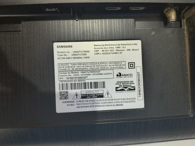 tv Samsung 43 polegadas
