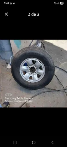 01 Roda 6x139 Com Pneu Continental 265/70 R16