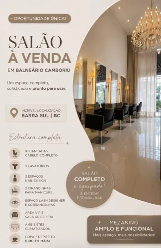 OPORTUNIDADE- salão de beleza