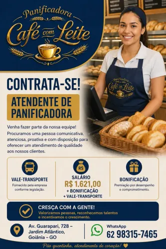 Atendente e serviços gerais 