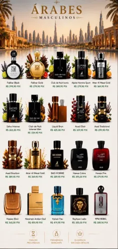 Perfumes árabes originais