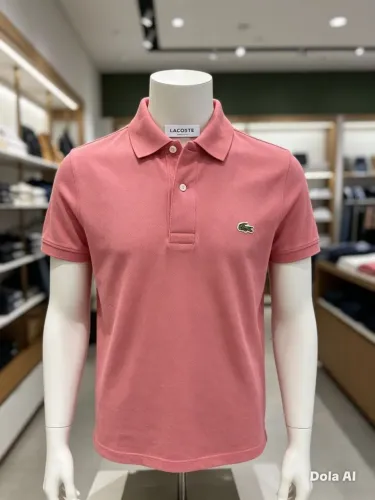Camiseta Polo Lacoste Salmão GG FR 8 US 3XL - usada