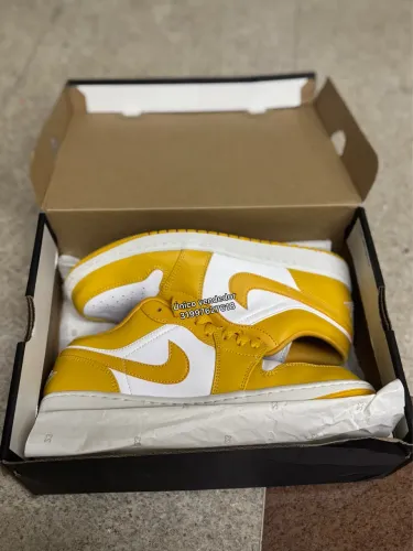  Nike Air Jordan 1 Low White Pollen 41 - Como Novo - Raridade