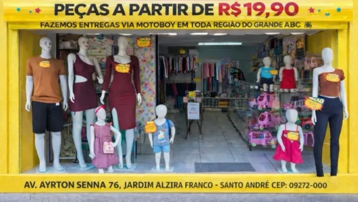 Baixei pra vende logo! Passo ponto loja de Roupas Jd. Alzira Franco em Santo André 