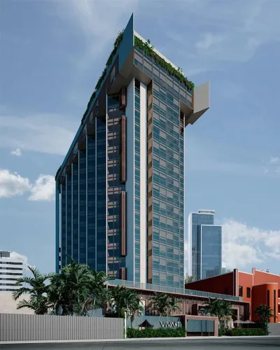 Apartamento Garden à venda, no Vivant Residence em Recife, Pina, com 1 quarto, 45.14m²