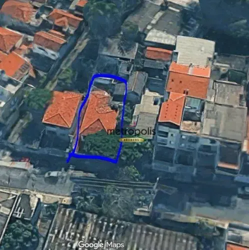 Terreno à venda, 350 m² por R$ 780.000,00 - Vila Camilópolis - Santo André/SP