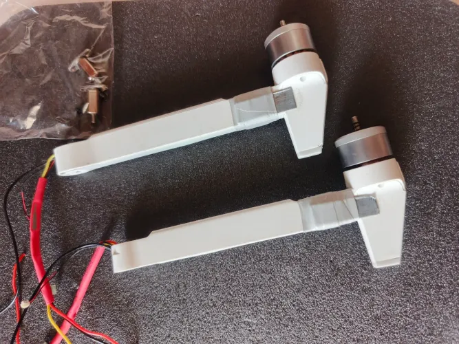 2 Braços Dianteiro Esquerdo e Direito 100% REFORÇADO drone FIMI X8SE (todas as versões)