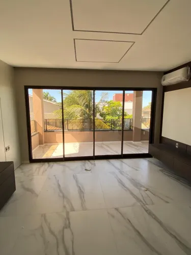 Porta em bom perfil bronze vidro reflect temperado Amzontemper