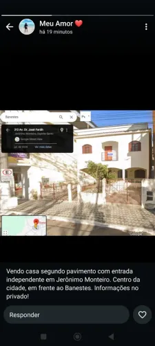 Vendo ou troco por casa em Marataízes - casa em Jerônimo Monteiro no 2º pavimento, 3 quart