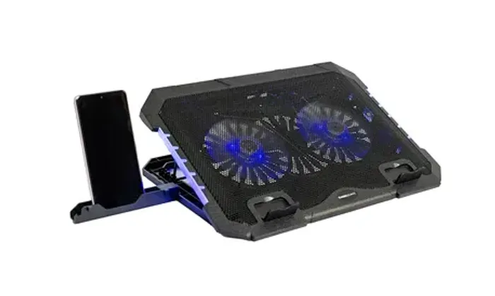 Suporte para Notebook Ajustável Kross com 2 Ventiladores e RGB