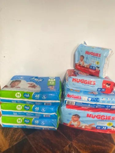 Fraldas tamanho M 