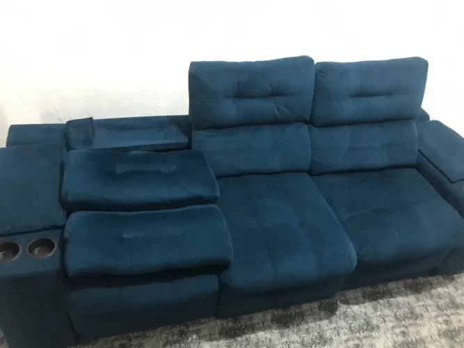 Sofá retrátil 3 lugares 