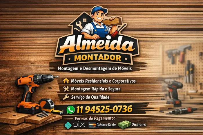 MONTADOR DE MÓVEIS 24 HORAS