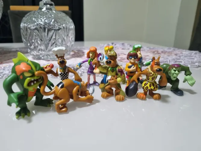 Lote Coleção Miniaturas Scooby-Doo - Turma do Mistério e Vilões