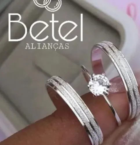 ALIANÇAS DE CASAMENTO 99,99 CONJUNTO