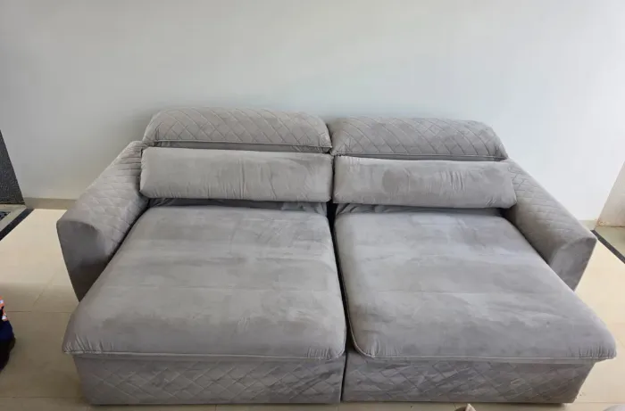 Sofá Luxo 2.90m Retrátil de Fibra