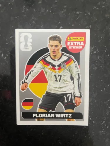 Figurinha Extra Sticker Florian Wirtz PRATA - Alemanha | Panini FIFA 2026