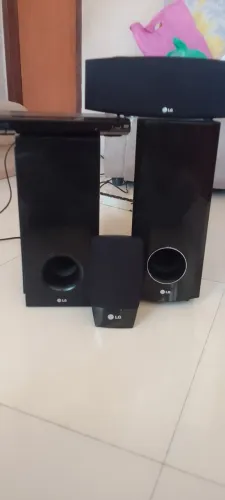 Aparelho de som LG,dvd da sony.