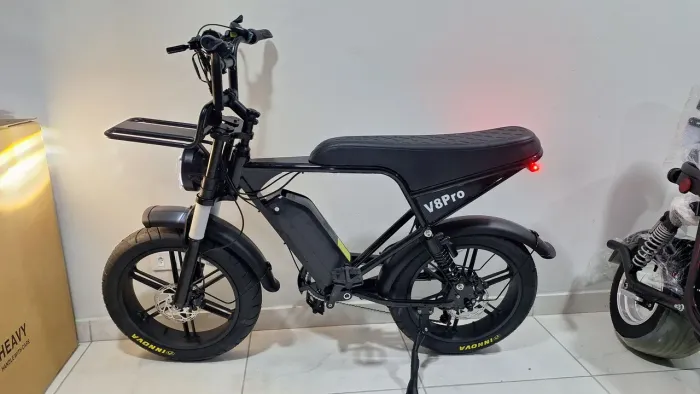 Bicicleta elétrica 1000w v8 pro 0km