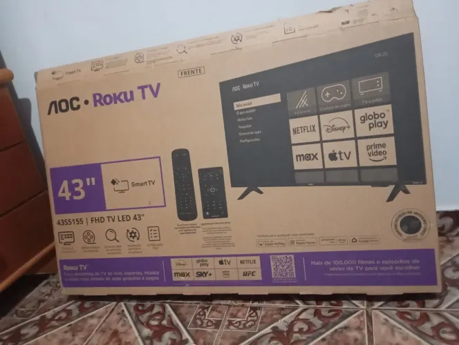 Televisão 43 polegadas smart
