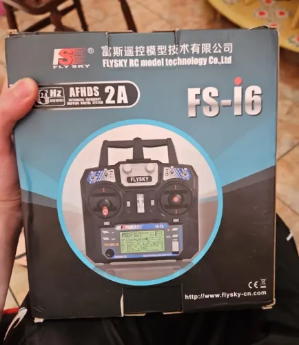 radio controle FlySky FS-i6 completo com receptor e caixa- original