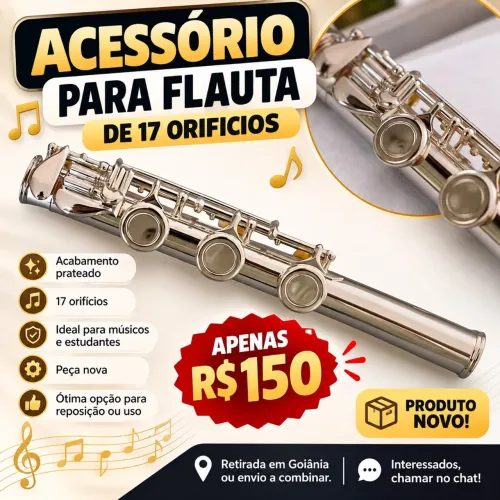 ? Acessório para Flauta - 17 Orifícios