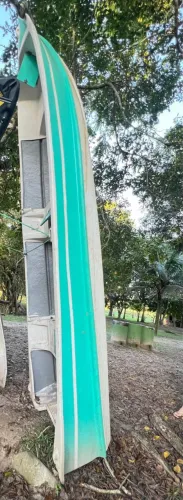 BARCO DE FIBRA 4,3m (5 Lugares) - Estado de Zero! Só foi na água 1 vez!