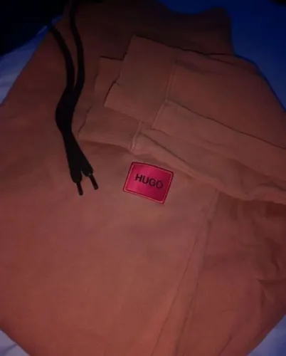 Calça moletom Hugo Boss original marrom claro