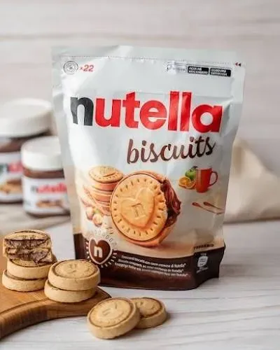 Biscoito Bolacha Recheado Nutella Biscuits 276g Importado da Itália Exclusivo Saboroso