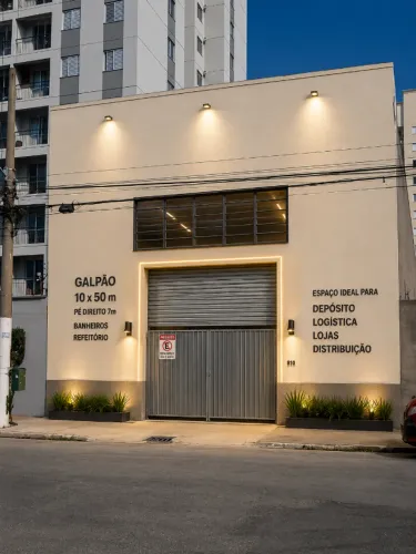Alugue Agora: Galpão Comercial na Vila Antonieta - Zona Leste (500m²)
