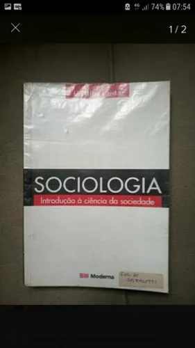 Livro Sociologia Introdução à ciência da sociedade ISBN *8105
