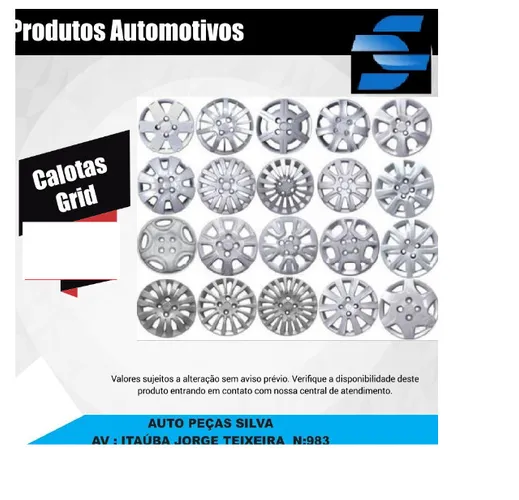 Promoção Jogo de calota Aro 13 e 14 uzqri owjks