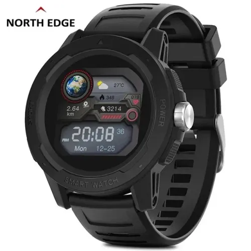 NORTH EDGE-Full Touch Screen Relógio Inteligente para Homens 
