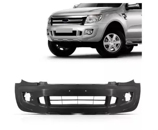 Parachoque Dianteiro Ford Ranger 2013 à 2016- Preto Liso- TYG