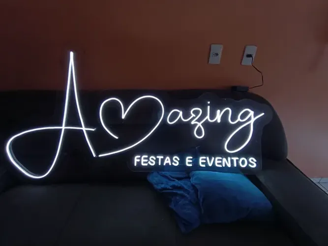 Led Neon, placa em led, placa luminosa 