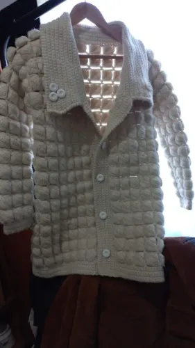 M veste P feito à mão. 