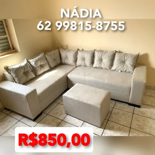 Sofá __ 6666 de canto novo
