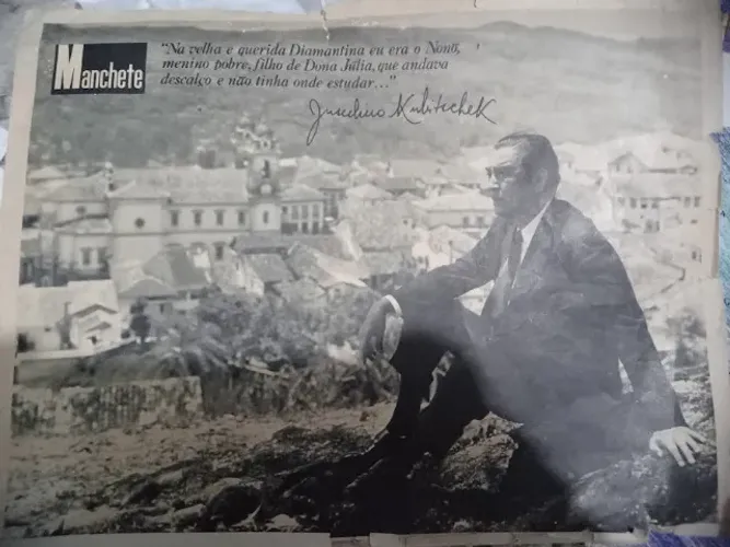 Poster Juscelino Kubischek em Diamantina