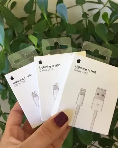 Cabo iPhone Lightning USB da Apple - 3 meses de Garantia
