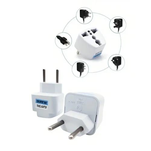Adaptador de tomada universal tipo F, tipo C padrão europeu