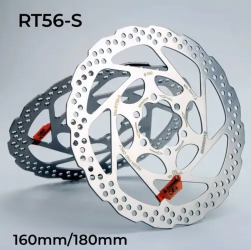 Par Rotores/Discos Shimano RT56 160/180MM