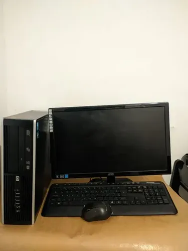 Computador HP Compaq Core 2Duo 4gb RAM SSD 128 completo
