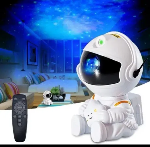 Projetor de Estrelas Astronauta - Iluminação Mágica para o Quarto