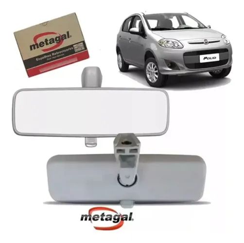 Espelho Retrovisor Interno Fiat Palio 2013 à 2019 - Original Metagal