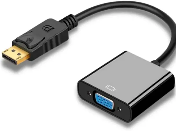Conversor Adaptador displayport para vga femea shinka at-dp-vga Loja Coimbra Computadores
