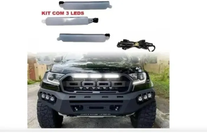 Led da Grade da Ranger Raptor 2016 a 2022