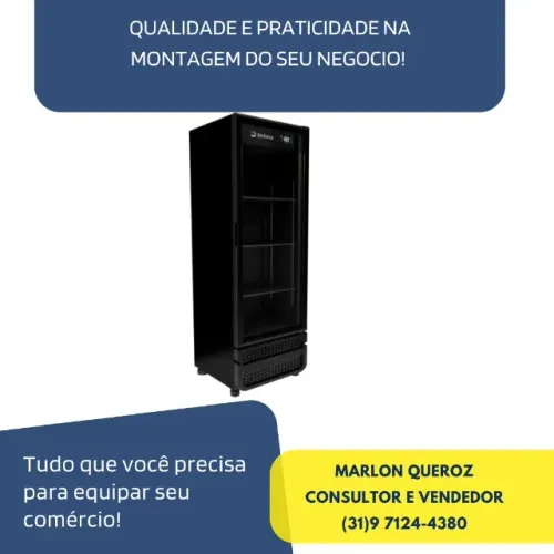 Cervejeira 560 Litros Porta de Vidro Imbera