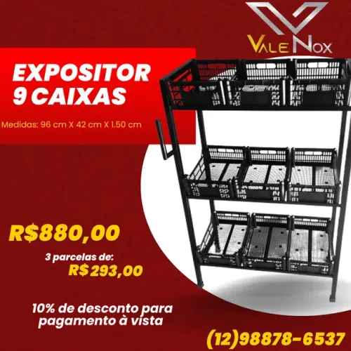Expositor para sacolão - novo