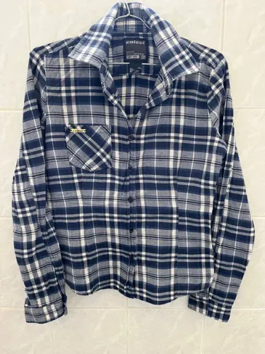 Camisa xadrez azul Colcci - P