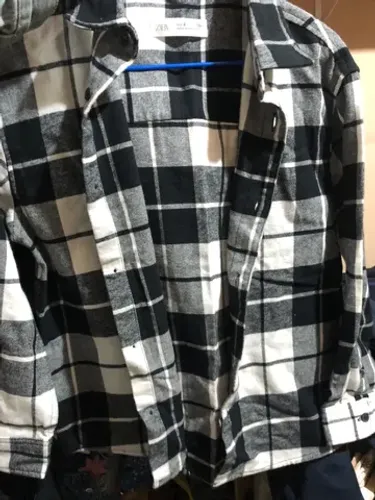 Camisa xadrez infantil Zara tam 9 perfeito estado